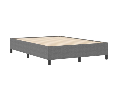 Cama con Estructura Gris Claro 160x200 cm de Tela de Pana