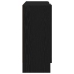 Mueble Auxiliar Roble Negro Madera de calidad y vidrio Mediano