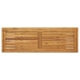 Mesa de Exterior  Natural y Negra 35x110x75 cm de Madera Sólida y Acero