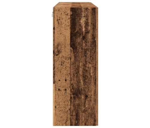 Gabinetes Montados en la Pared 2 pcs Madera Vieja 69.5x34x90 cm Madera Ingienerizada