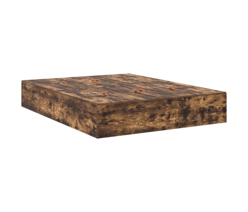 Estructura de Cama  Roble ahumado Madera de Roble Sólido
