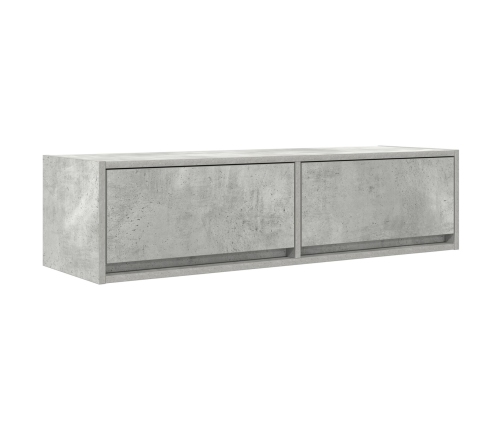 Mueble de TV  Gris Concreto Madera Compuesa 100 x 31 x 25.5 cm
