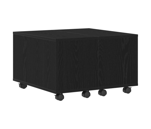 Mesa de café  Roble Negro 60x60x38 cm Madera de Ingeniería