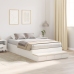 Cama con Almacenamiento  Blanca Madera Elaborada 120 x 190 cm