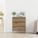Aparador con Cajones de Roble Artesanal 60x35x70 cm Madera Engineered