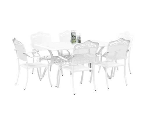 Juego de 4 Blanco Aluminio fundido Grande Inlays decorativos