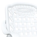 Conjunto de Bistro de Jardín de 3 Piezas  Blanco de Aluminio Fundido
