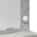 Mesa de tocador  con luces LED en gris concreto de 50x41x135 cm