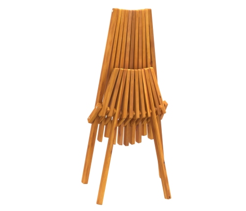 Sillas de jardín plegables  2 pcs de madera maciza de acacia