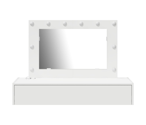 Mesa de Tocador Colgante  con Luces LED Blanca