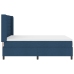 Cama Box Spring  con colchón y LED azul 140x200 cm tela