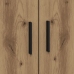 Cama de Almacenamiento Roble Artesanal Madera Elaborada 90 x 200 cm