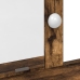Mesa de tocador  con luces LED en roble ahumado 79x41x140 cm