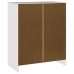 Cajonera  ""DRAMMEN"" Blanca 76,5x40x91 cm Madera Maciza de Pino