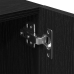 Armario de TV  Negro Roble 100x35x40 cm Madera Ingenierizada