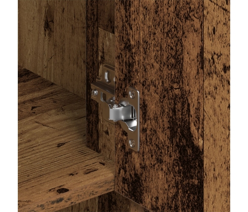 Highboard Madera Envejecida 80x33x150 cm Madera Estratificada