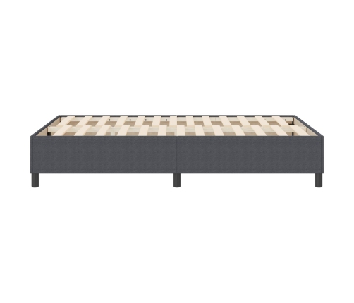 Cama Box Spring  Gris Oscuro 120x200 cm Tela de Pana