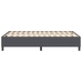 Cama Box Spring  Gris Oscuro 120x200 cm Tela de Pana