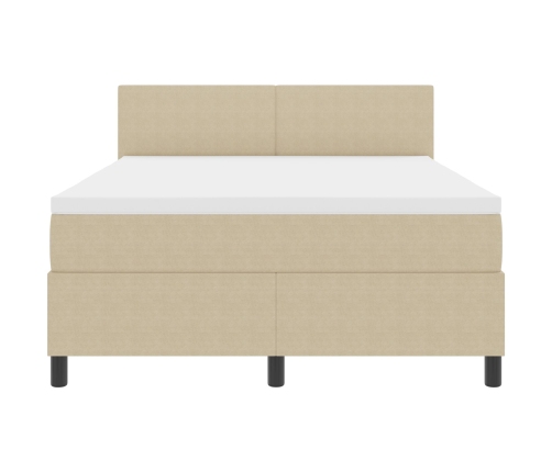 Cama con cajones  con colchón y luz LED Verde Gris 160x200 cm Tela de Pana