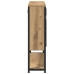 Armario Espejo de Baño  Roble Artesanal 60x16x60 cm Madera Elaborada