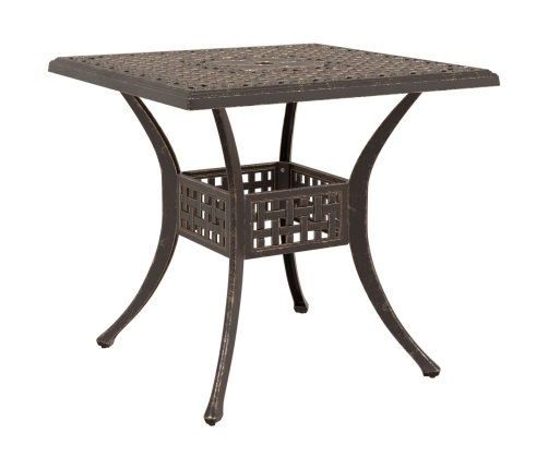 Juego de Comedor para Jardín de 5 Piezas de Aluminio Fundido