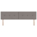 Cabezal  Tufted con botones Taupe 180 cm en tela