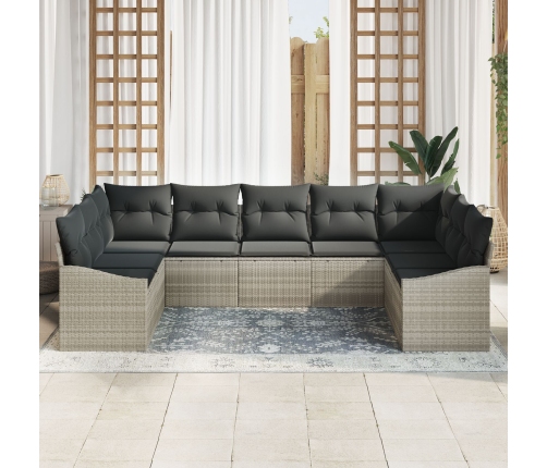 Conjunto de Sofás de Jardín Set de 9