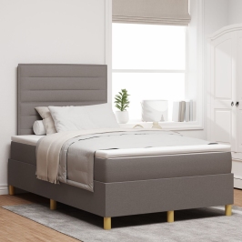 Colchón de Base Taupe Estructura de madera 120x200 cm Duradera