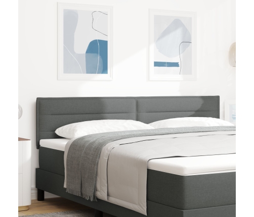 Cabecera  Diseño de Líneas Gris Oscuro 90 cm Tela