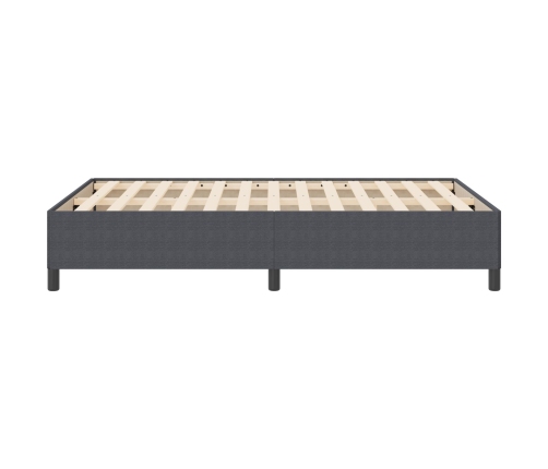 Cama  Gris Oscuro 140x190 cm Tela de Corduroy
