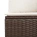 Conjunto de Sofá de Jardín Conjunto de 9 Beige, Marrón