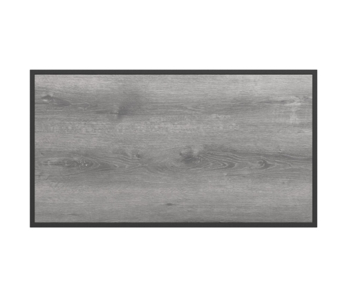 Mesa de Jardín  Gris 100x55x70 cm DPC y Acero