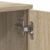 Cama de Almacenamiento roble Sonoma madera elaborada 90 x 190 cm