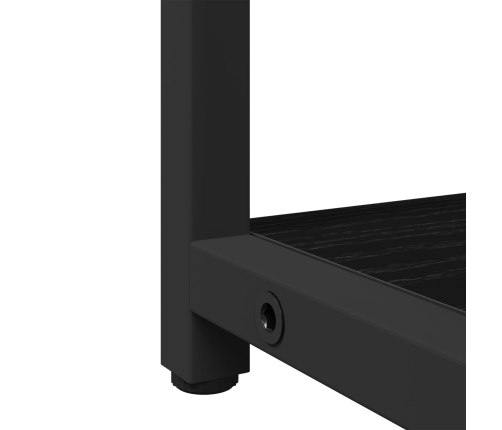 Espejo-Cabinet para Baño Roble Negro 60x16x60 cm Madera de ingeniería