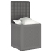 Caja de Almacenamiento Jardín Gris Claro 55x53x57 cm PP