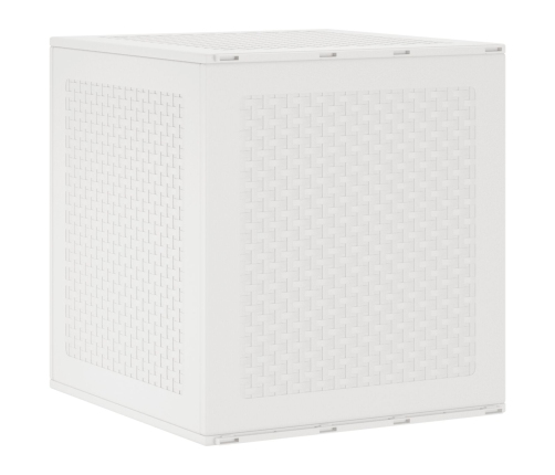 Caja de almacenamiento exterior  blanca 55x53x57 cm PP