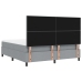 Cama con Box Spring  con Colchón Gris Claro Super King Tela