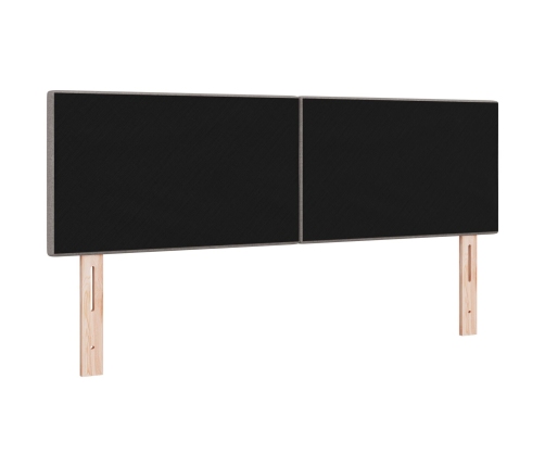Cabecero  Tapizado con Botones Taupe 160 cm de Tela