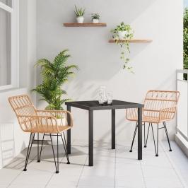 Juego de Comedor de Jardín de 3 Piezas