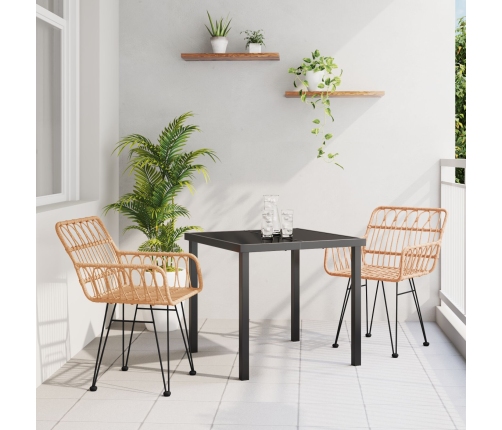 Juego de Comedor de Jardín de 3 Piezas