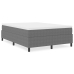 Cama Box Spring  Gris Claro 140x200 cm Tela de Corduroy