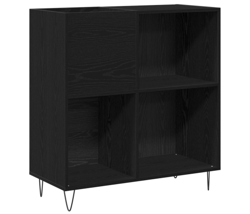 Armario para Registros en Roble Negro 84.5x38x90 cm