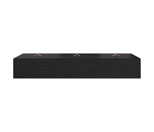 Estructura de Cama  Roble Negro 75x190 cm Madera Fina