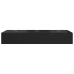 Estructura de Cama  Roble Negro 75x190 cm Madera Fina