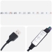 Muebles para TV  con luces LED 2 pcs Roble Negro 80x30x30 cm