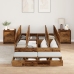 Cama con almacenamiento  Madera antigua Madera maciza 120 x 190 cm