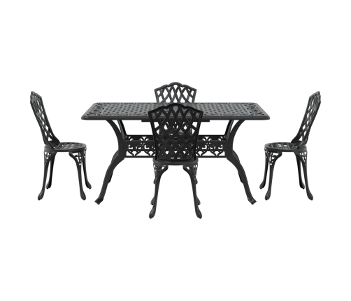 Set de 3 Negro Aluminio Fundido Grande