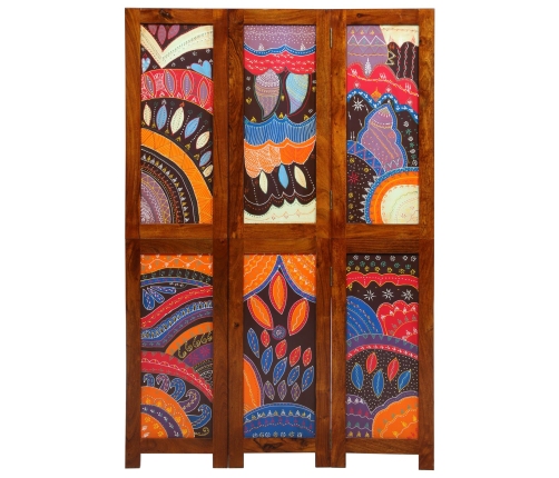 Divisor de Habitación  3 Paneles Madera Acacia Color Miel 35x1.5x160 cm