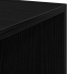 Gabinete Esquinero  Negro Roble 33x33x67 cm Madera Elaborada