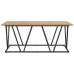 Mesa de café  Artisan de roble 100x50x40 cm, de madera de ingeniería y metal